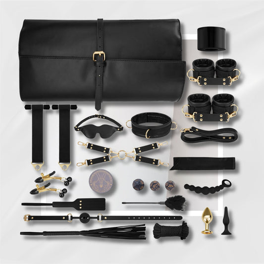 ObsidianBond 21-Piece BDSM Restraint Kit