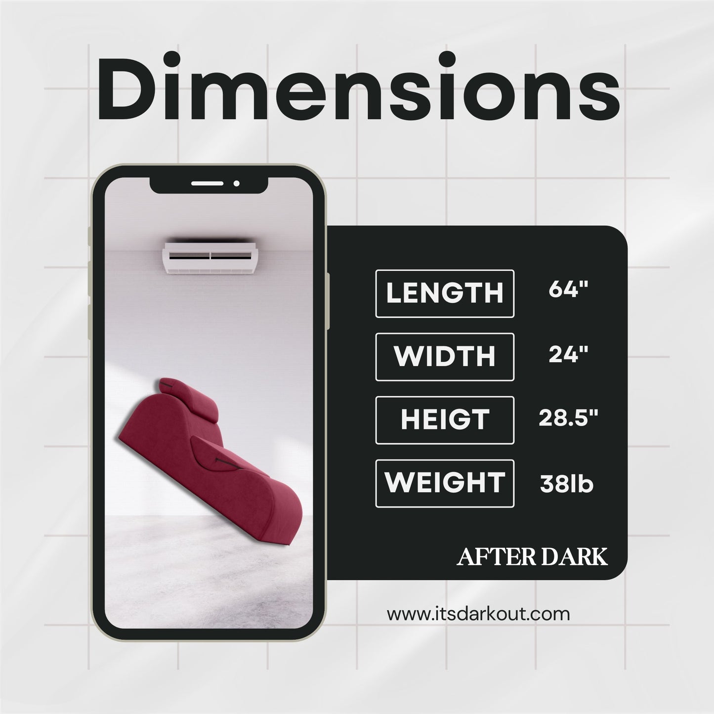 CrimsonSeduction Lounge – Erotic Sex Chaise Chair