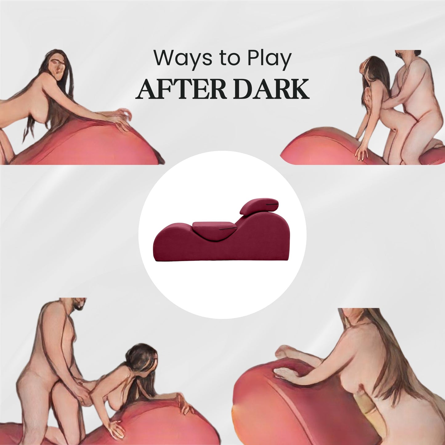 CrimsonSeduction Lounge – Erotic Sex Chaise Chair