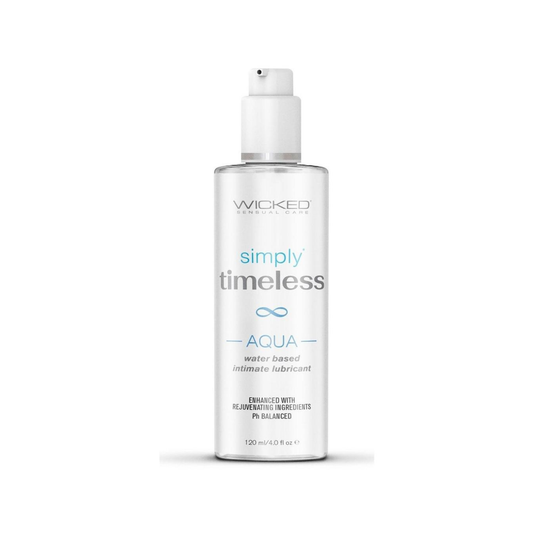 Wicked Simply Timeless Aqua Water Based Personal Lubricant 4oz.